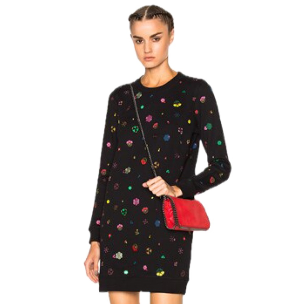 Kenzo Tanami Flowers Sweater Dress